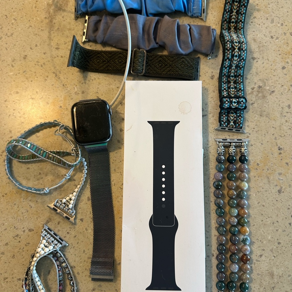 Smartwatch with Black Band